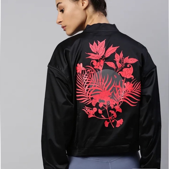 Nike Reversible Japanese Graphic Satin Running Bomber Jacket - Picture 7 of 7